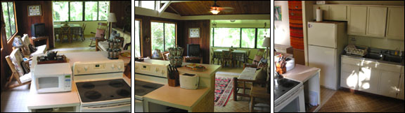 Upper Residence: Kitchen and Living room